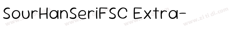 SourHanSeriFSC Extra字体转换 SourHanSeriFSC Extra字体转换